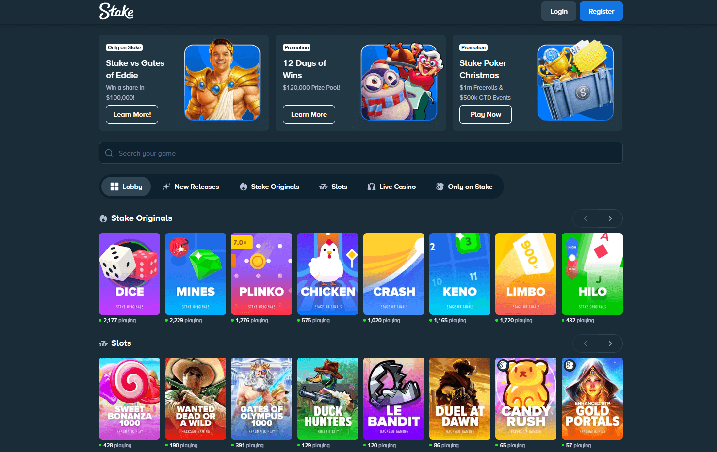 Stake screenshot